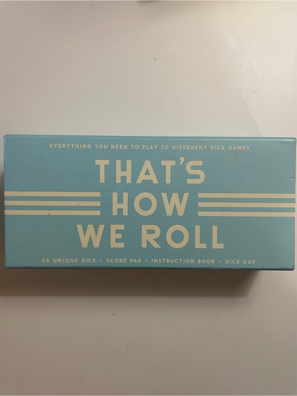Nordstrom That's How We Roll Dice Set - Never Used